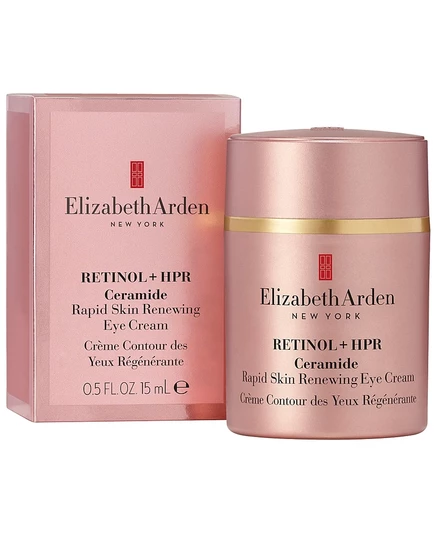 Крем для быстрого обновления кожи вокруг глаз Elizabeth Arden с ретинолом и керамидами в капсулах, 0,5 унции, без цвета