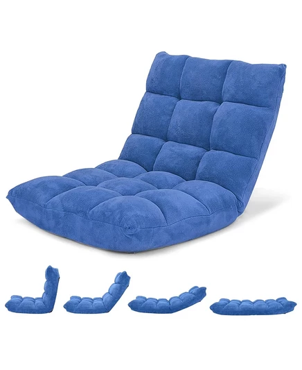 Напольное кресло SlickBlue, 14 положений, синее