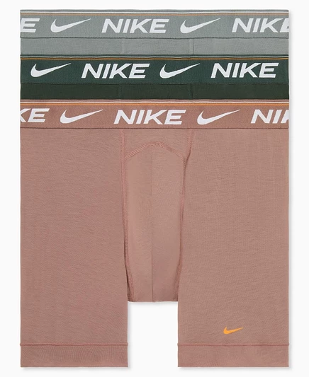 Мужские трусы-боксеры Nike набор 3 шт. Dri-FIT, фиолетовые