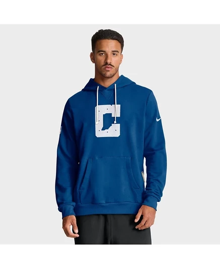 Мужская худи Nike Sideline Indianapolis Colts Dri-FIT, синяя