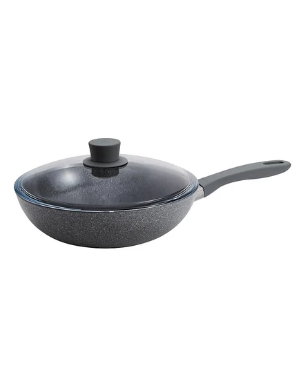 Вок Zwilling Parma Plus 28 см керамический с крышкой, серый