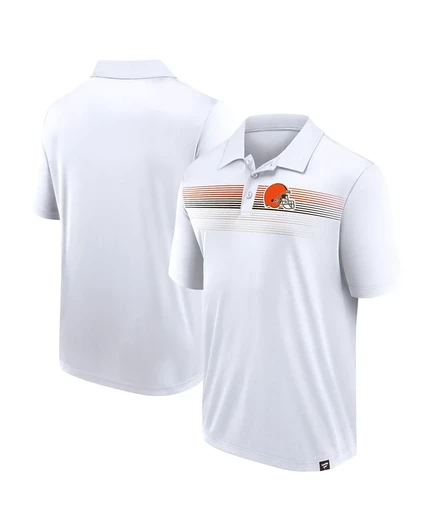Мужское поло Fanatics Branded Cleveland Browns Victory For Us, белое