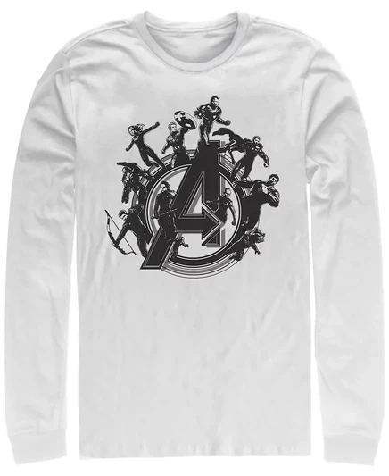 Мужской лонгслив Fifth Sun Marvel Avengers Endgame, белый