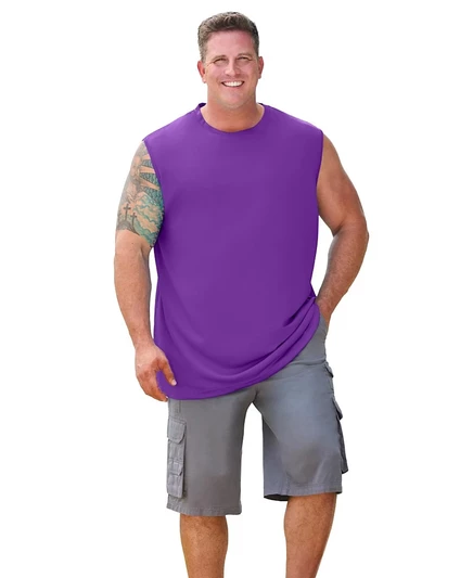 Мужская майка KINGSIZE No Sweat Muscle Tee, фиолетовая