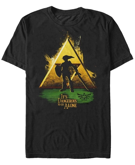 Мужская футболка Fifth Sun Zelda «Трифорс», черная