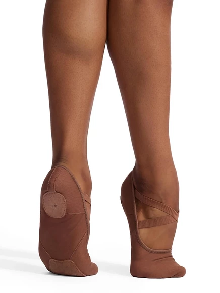 Женские балетные туфли Capezio Hanami, коричневые