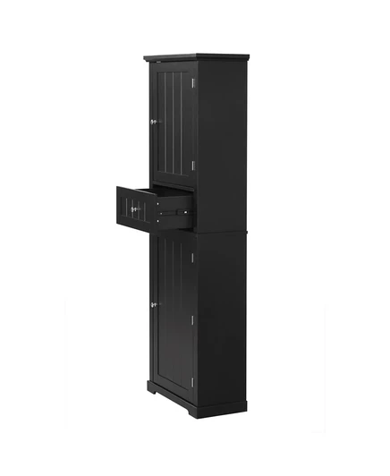 Высокий шкафчик для ванной комнаты sumyeg 67.3"H с выдвижным ящиком, регулируемой полкой, окрашенный МДФ
