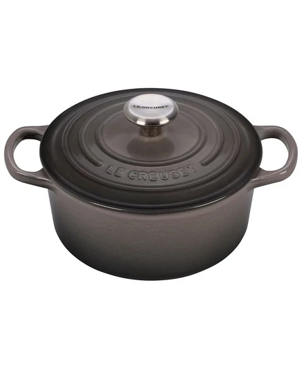 Французская чугунная кастрюля Le Creuset Signature 1,9 л, бежевая