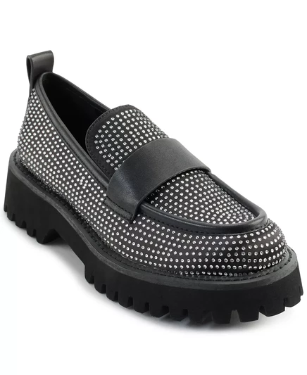  Женские мокасины с миндальным носком Grady black