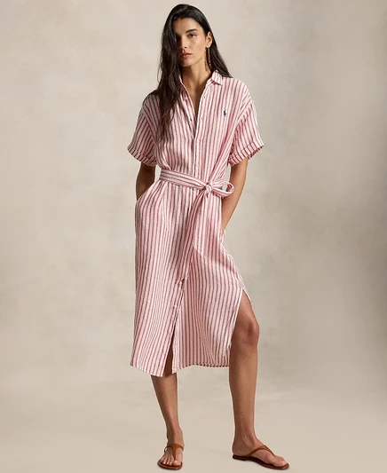 Женское платье Polo Ralph Lauren в полоску, мультицвет