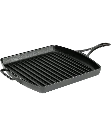 Сковорода-гриль Lodge Cast Iron Blacklock 30×30 см, чёрная