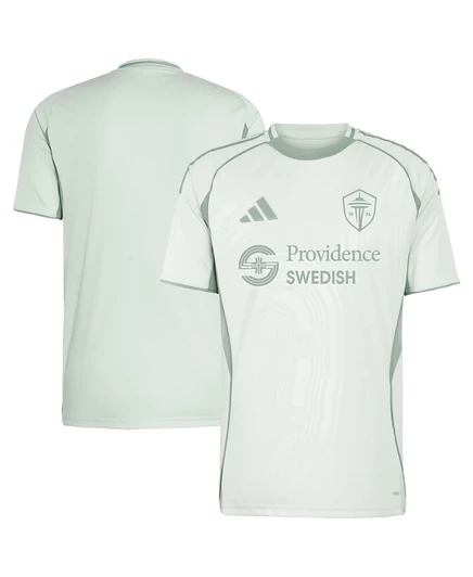 Мужская футболка Adidas Seattle Sounders 2025 One Planet, светло-зеленая