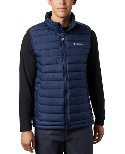 Мужской стеганый жилет Columbia Powder Lite II, синий