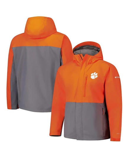 Мужская оранжевая куртка Columbia Clemson Tigers Field Bound Omni-Tech на полной молнии от Columbia orange