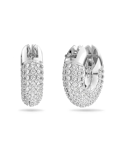 Серьги-кольца с паве Swarovski Dextera Pave