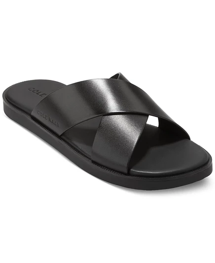 Мужские сандалии Cole Haan Nantucket, кожаные, черные