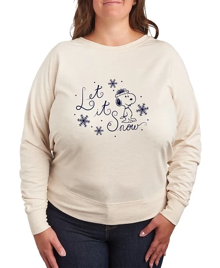 Женская толстовка Hybrid Apparel Peanuts, белая