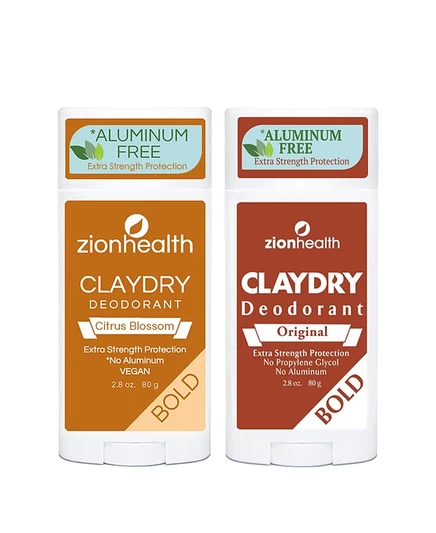 Дезодорант Zion Health Citrus Blossom Plus, 2×158 г
