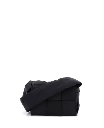 Женская кроссбоди Pre-Owned Bottega Veneta мини, черная