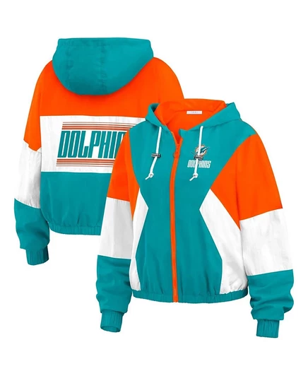 Женская ветровка WEAR by Erin Andrews Color Block на молнии, мульти
