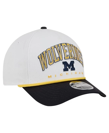 Мужская кепка New Era 9FORTY Michigan, бело-синяя