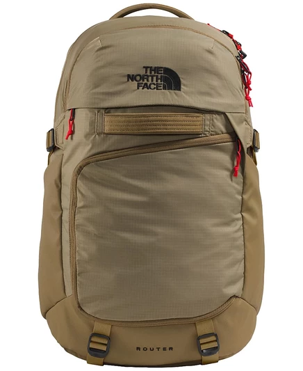 Мужской рюкзак The North Face Router с отделением для 17″ ноутбука, коричневый