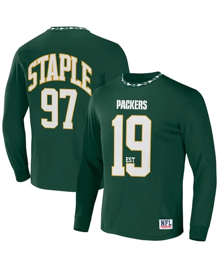 Мужской лонгслив NFL Properties Green Bay Packers, зеленый