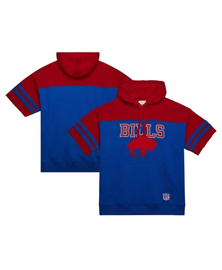 Мужское худи Mitchell & Ness Off Field, синее