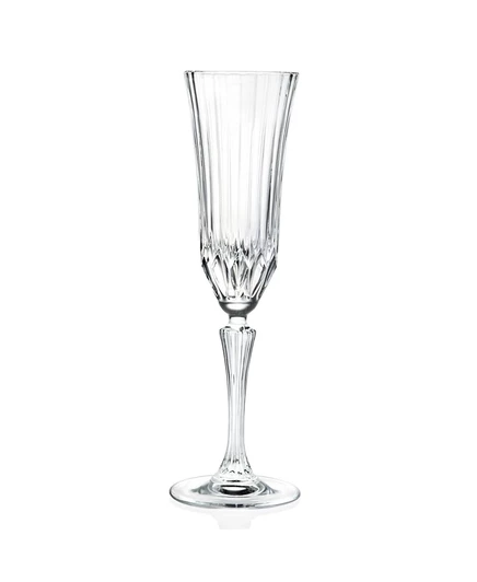 Набор хрустальных бокалов для шампанского Lorren Home Trends Rcr Adagio Crystal из 6 бокалов для шампанского