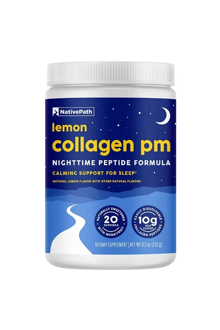 Коллаген NativePath Collagen PM Lemon, 20 порций, белый