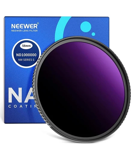 Фильтр Neewer ND1000000 58 мм, 20 стопов, черный