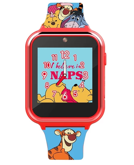 Силиконовые умные часы Disney Children's Winnie Blue Smart Watch 38mm multi