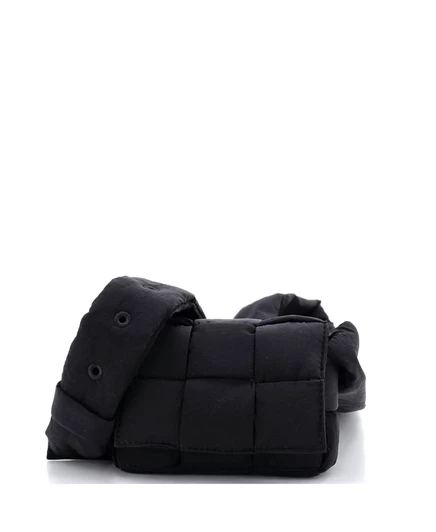 Женская сумка кроссбоди Bottega Veneta Mini Cassette, черная
