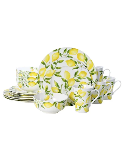 Сервиз Mikasa Lemons, 16 предметов, разноцветный