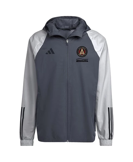 Мужская худи Adidas Atlanta United FC на молнии, графитовая