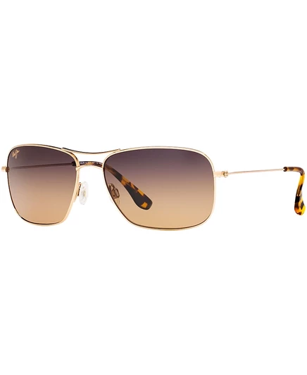 Женские поляризованные очки Maui Jim Wiki, золотистые
