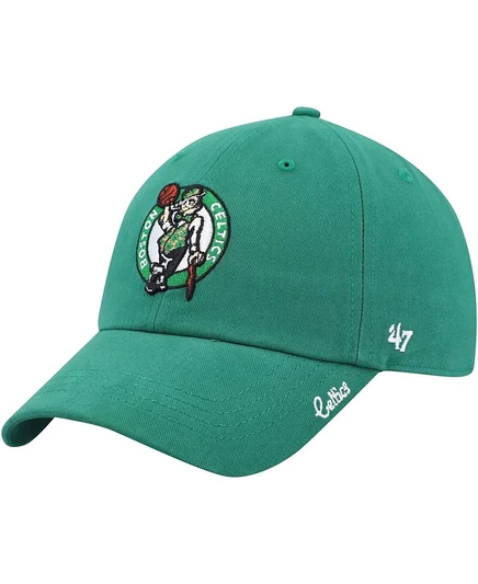 Женская кепка 47 Brand Miata Clean Up Boston Celtics регулируемая, зеленая