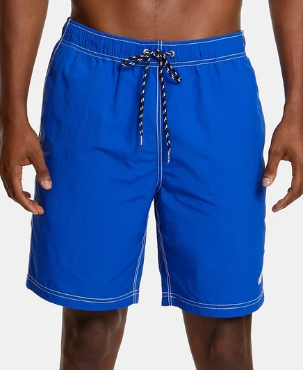 Мужские плавки-шорты Nautica Quick Dry, внутренний шов 8″, синие
