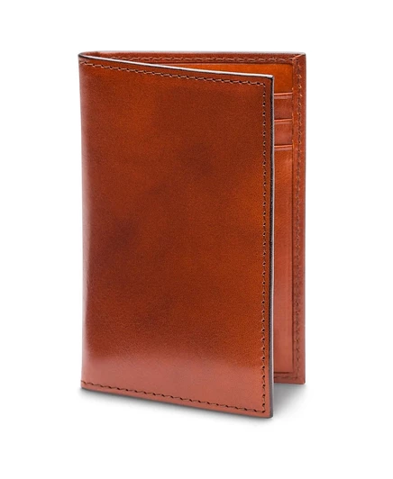Мужская кредитница Bosca Old Leather на 8 карт, янтарная