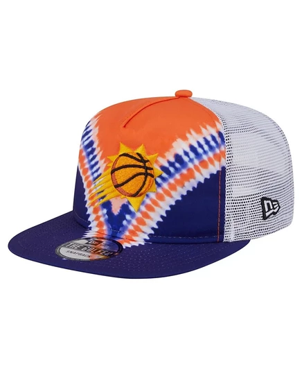 Мужская кепка New Era Phoenix Suns снэпбэк, фиолетово-оранжевая