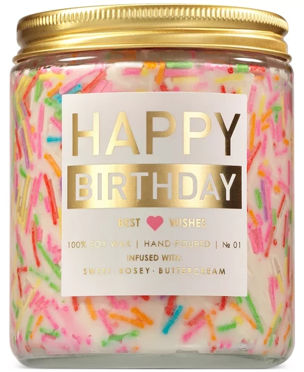 Свеча Lovery Happy Birthday, 200 г