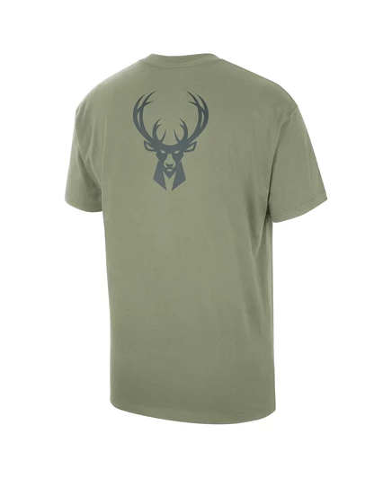 Мужская футболка Jordan Milwaukee Bucks Jumpman, зеленая