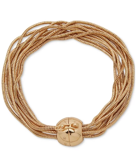 Браслет Anne Klein с магнитной застежкой, золотистый