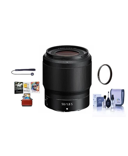 Объектив Nikon NIKKOR Z 50 мм f/1.8 S, комплект, черный