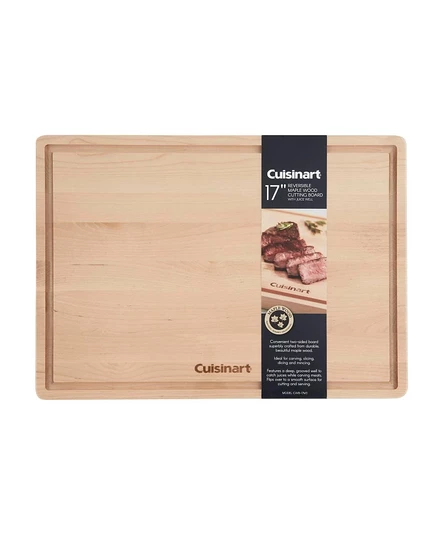 Разделочная доска Cuisinart двусторонняя 45×32×2,5 см, бежевая