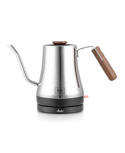 Чайник Melitta Pour X с гусиной шейкой 600 мл, серебристый