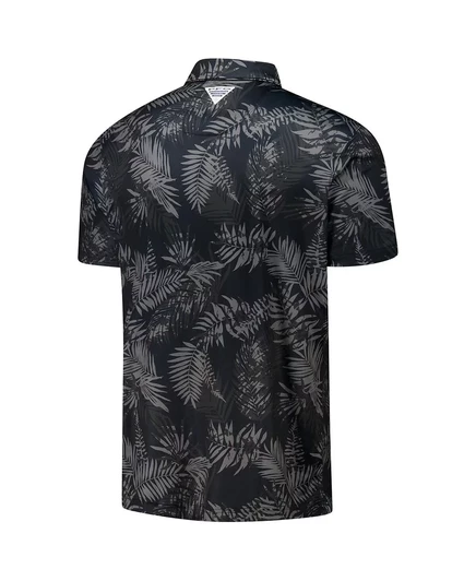 Мужское поло Columbia Black Georgia Bulldogs PFG Super Terminal Tackle Omni-Shade Bangalows Polo black