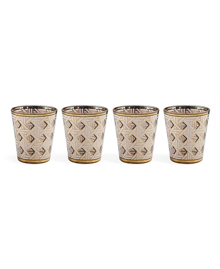 Набор для плетения корзин Jonathan Adler, 4 шт. Набор стеклянной посуды multi
