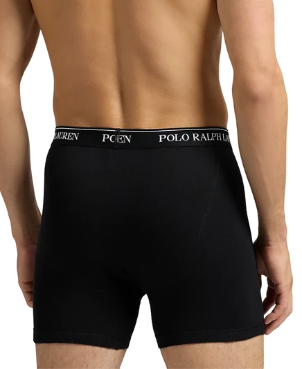 Мужские трусы-боксеры Polo Ralph Lauren 6-Pk. Трусы-боксеры классического кроя black/red/white/black w/white aopp/red/black