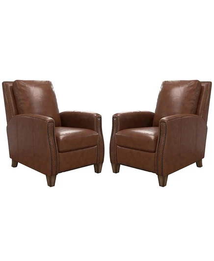 Комплект Parker Living из 2-х кресел с тканевой обивкой, откидывающихся вручную, поворотных, с функцией глайдера